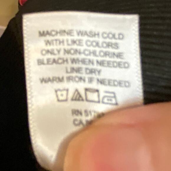 Maurices Pull On Black Pants L - Picture 8 of 8